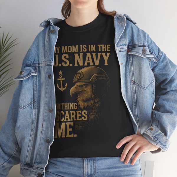 Proud Navy Mom Tee - Image 12