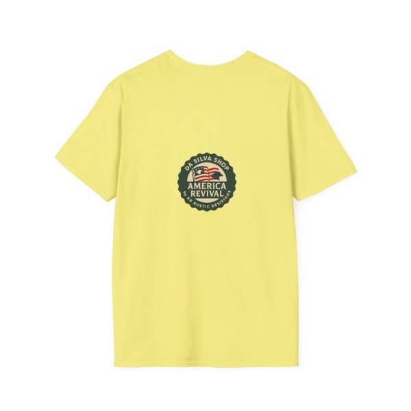 American Revival Unisex Softstyle T-Shirt - 'My Wify Is American' Design - Ideal for Father's Day and Independence Day - Image 22