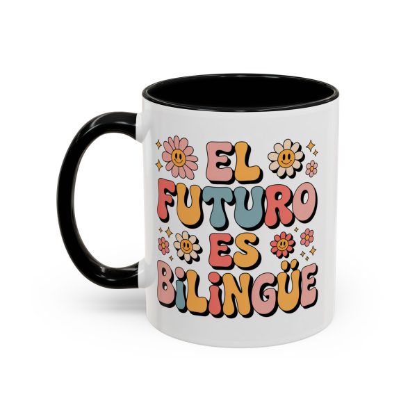 Coffee Mug Retro Spanish 'El Futuro Es Bilingüe' - Image 3