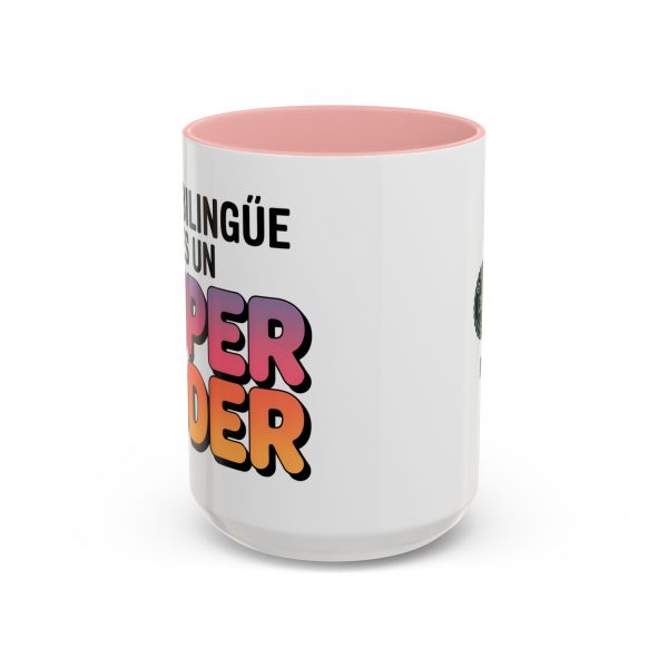 Coffee Mug - Colorful Bilingual 'Ser Bilingüe Es Un Super Poder' Retro Font Teacher Gift - Image 25