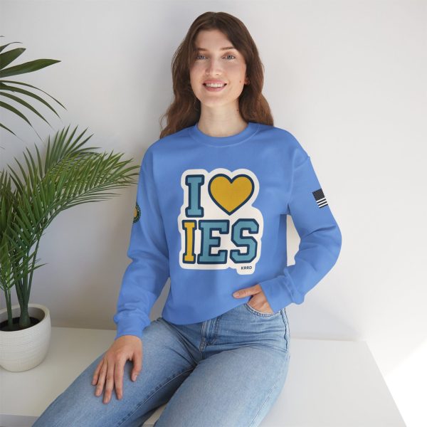 I Love IES  Crewneck Sweatshirt - Image 4