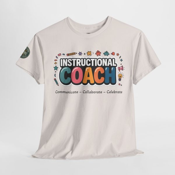 Instructional Coach Tee - Fun Unisex Heavy Cotton T-Shirt for Educators, Teacher Gifts, Learning Enthusiasts, Casual Wear, Appreciation Day - Image 9