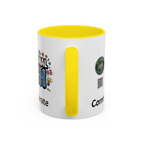 Mug - Instructional Coach Communicate Collaborate Celebrate Pop-Art Design 11oz/15oz - Image 58