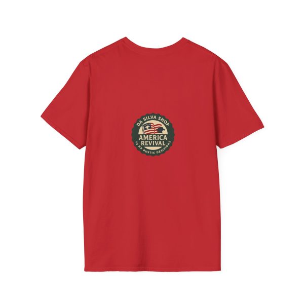 American Revival Unisex Softstyle T-Shirt - 'My Wify Is American' Design - Ideal for Father's Day and Independence Day - Image 58