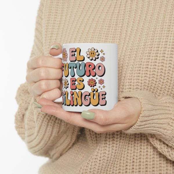 Teacher Mug - Colorful Floral Teacher Appreciation Ceramic Mug (11oz, 15oz) - Image 9
