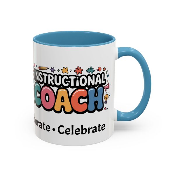 Mug - Instructional Coach Communicate Collaborate Celebrate Pop-Art Design 11oz/15oz - Image 40