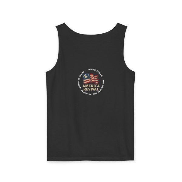 My Wife Is American – Patriotic Tank Top for Proud Husbands, Fourth of July BBQ, Memorial Day Apparel - Image 6