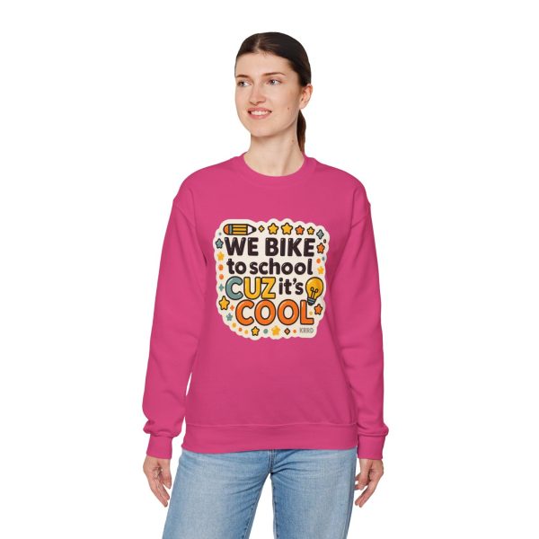 IES Principals Cool Bike to School Crewneck Sweatshirt