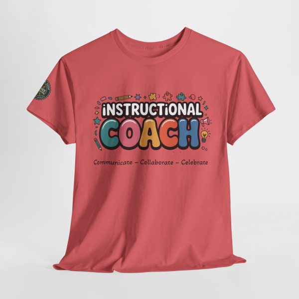 Instructional Coach Tee - Fun Unisex Heavy Cotton T-Shirt for Educators, Teacher Gifts, Learning Enthusiasts, Casual Wear, Appreciation Day - Image 6
