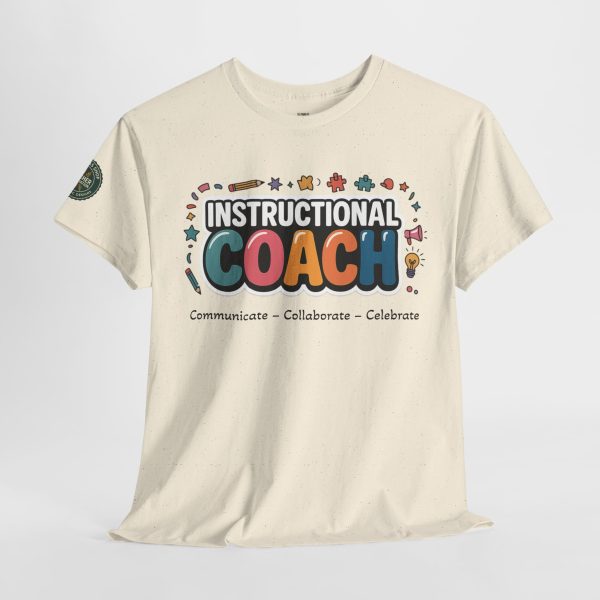 Instructional Coach Tee - Fun Unisex Heavy Cotton T-Shirt for Educators, Teacher Gifts, Learning Enthusiasts, Casual Wear, Appreciation Day - Image 13