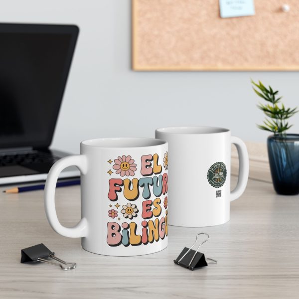 Teacher Mug - Colorful Floral Teacher Appreciation Ceramic Mug (11oz, 15oz) - Image 11