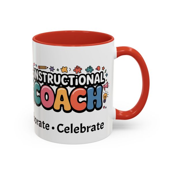 Mug - Instructional Coach Communicate Collaborate Celebrate Pop-Art Design 11oz/15oz - Image 16
