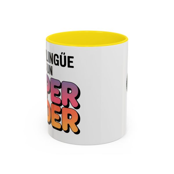 Coffee Mug - Colorful Bilingual 'Ser Bilingüe Es Un Super Poder' Retro Font Teacher Gift - Image 49
