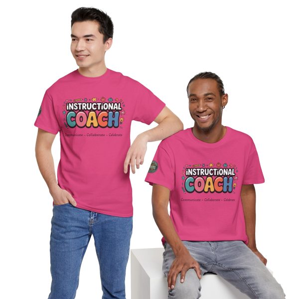 Instructional Coach Tee - Fun Unisex Heavy Cotton T-Shirt for Educators, Teacher Gifts, Learning Enthusiasts, Casual Wear, Appreciation Day - Image 5