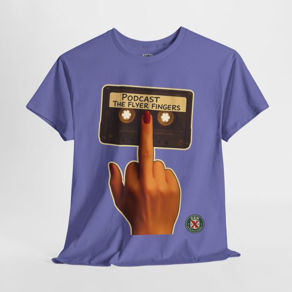 Podcast Flyer Fingers Unisex Tee - Image 16