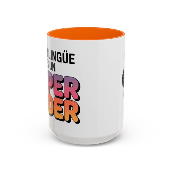 Coffee Mug - Colorful Bilingual 'Ser Bilingüe Es Un Super Poder' Retro Font Teacher Gift - Image 53