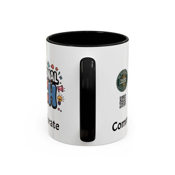 Mug - Instructional Coach Communicate Collaborate Celebrate Pop-Art Design 11oz/15oz - Image 4