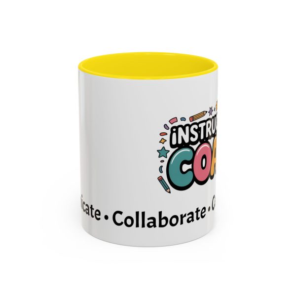 Mug - Instructional Coach Communicate Collaborate Celebrate Pop-Art Design 11oz/15oz - Image 55