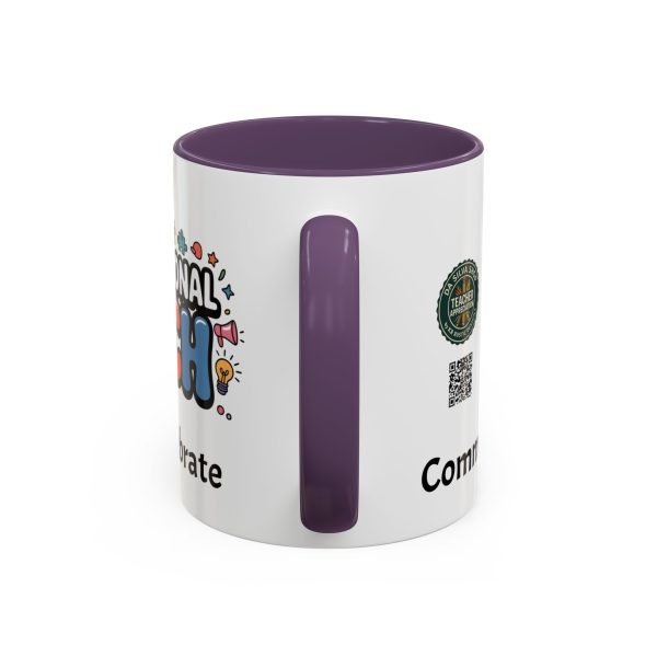 Mug - Instructional Coach Communicate Collaborate Celebrate Pop-Art Design 11oz/15oz - Image 54