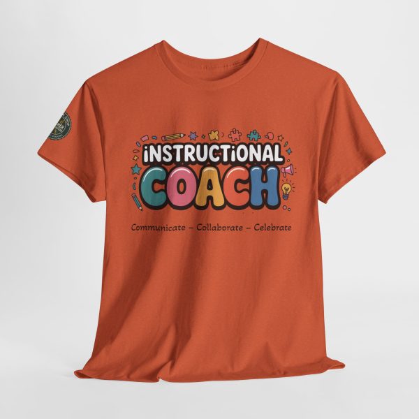 Instructional Coach Tee - Fun Unisex Heavy Cotton T-Shirt for Educators, Teacher Gifts, Learning Enthusiasts, Casual Wear, Appreciation Day - Image 11