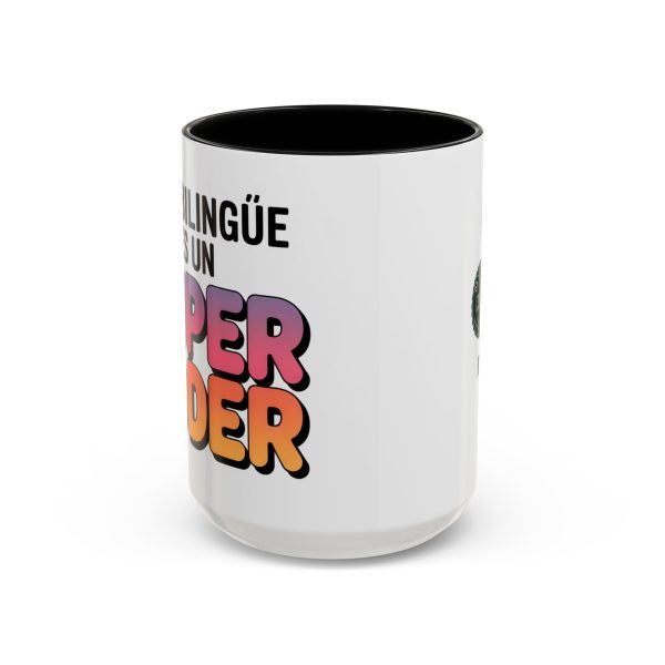Coffee Mug - Colorful Bilingual 'Ser Bilingüe Es Un Super Poder' Retro Font Teacher Gift - Image 17