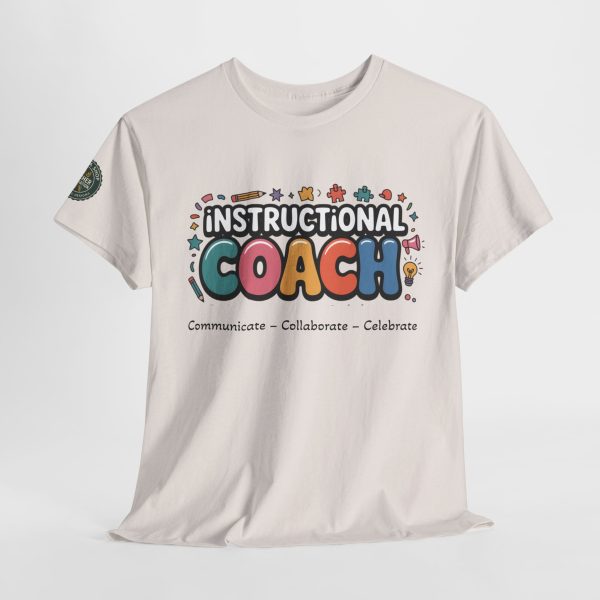 Instructional Coach Tee - Fun Unisex Heavy Cotton T-Shirt for Educators, Teacher Gifts, Learning Enthusiasts, Casual Wear, Appreciation Day - Image 9
