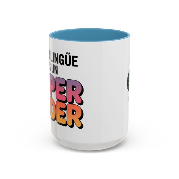 Coffee Mug - Colorful Bilingual 'Ser Bilingüe Es Un Super Poder' Retro Font Teacher Gift - Image 37
