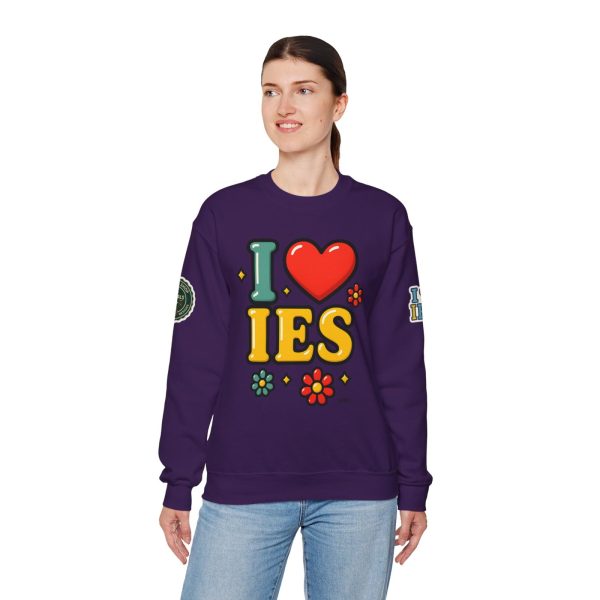 I Love IES Crewneck Sweatshirt - Image 3