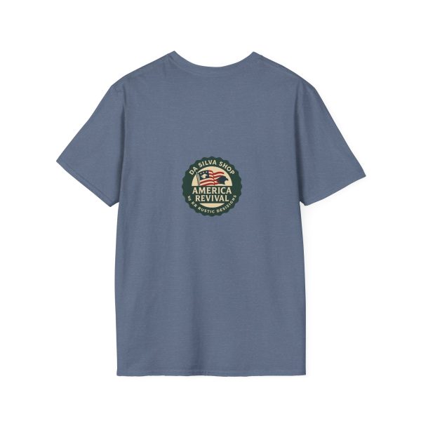 American Revival Unisex Softstyle T-Shirt - 'My Wify Is American' Design - Ideal for Father's Day and Independence Day - Image 50