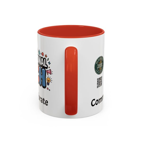 Mug - Instructional Coach Communicate Collaborate Celebrate Pop-Art Design 11oz/15oz - Image 18