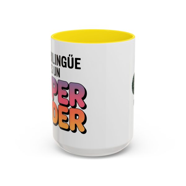 Coffee Mug - Colorful Bilingual 'Ser Bilingüe Es Un Super Poder' Retro Font Teacher Gift - Image 61