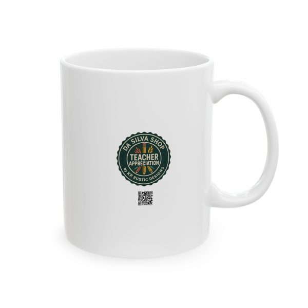 Teacher Mug - Colorful Floral Teacher Appreciation Ceramic Mug (11oz, 15oz) - Image 4