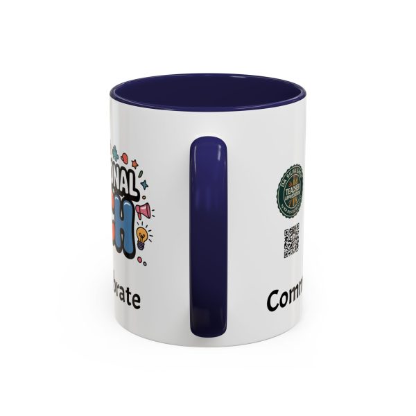 Mug - Instructional Coach Communicate Collaborate Celebrate Pop-Art Design 11oz/15oz - Image 9