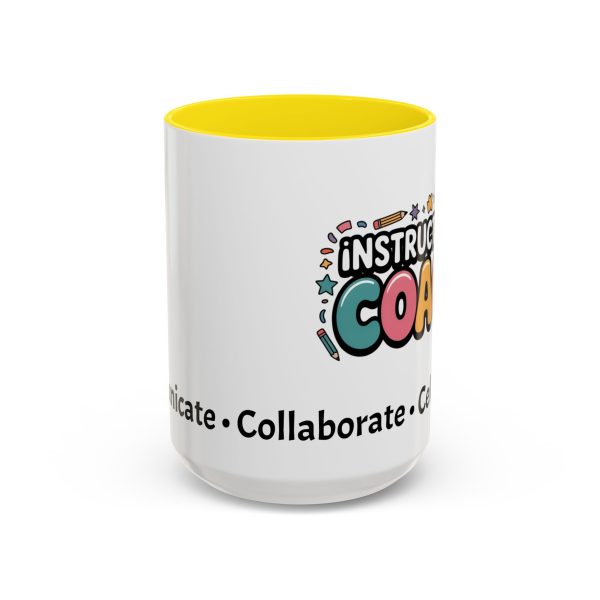 Mug - Instructional Coach Communicate Collaborate Celebrate Pop-Art Design 11oz/15oz - Image 67