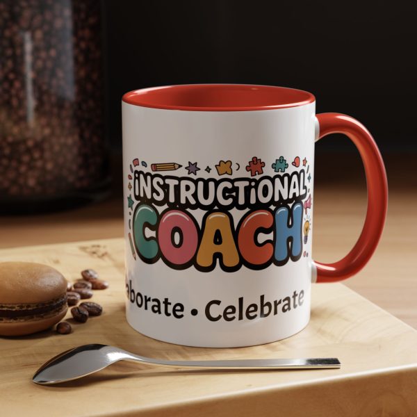 Mug - Instructional Coach Communicate Collaborate Celebrate Pop-Art Design 11oz/15oz - Image 19