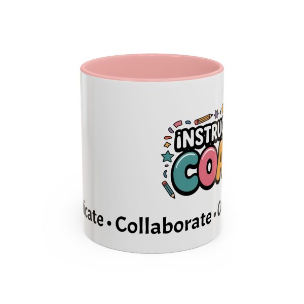 Mug - Instructional Coach Communicate Collaborate Celebrate Pop-Art Design 11oz/15oz - Image 10