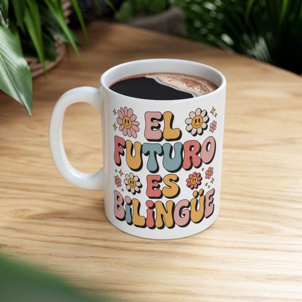 Teacher Mug - Colorful Floral Teacher Appreciation Ceramic Mug (11oz, 15oz) - Image 7