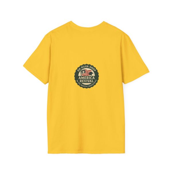 American Revival Unisex Softstyle T-Shirt - 'My Wify Is American' Design - Ideal for Father's Day and Independence Day - Image 30