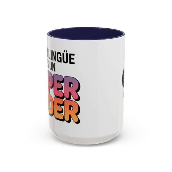 Coffee Mug - Colorful Bilingual 'Ser Bilingüe Es Un Super Poder' Retro Font Teacher Gift - Image 21