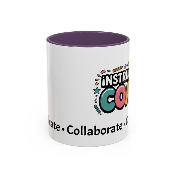Mug - Instructional Coach Communicate Collaborate Celebrate Pop-Art Design 11oz/15oz - Image 51