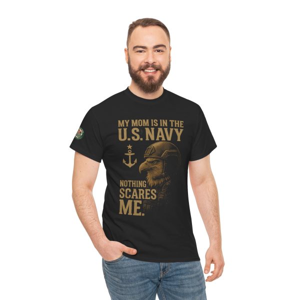 Proud Navy Mom Tee - Image 9
