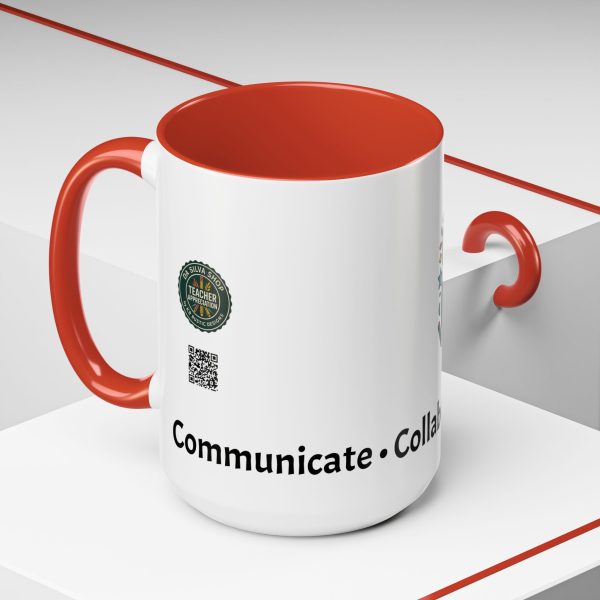 Mug - Instructional Coach Communicate Collaborate Celebrate Pop-Art Design 11oz/15oz - Image 38