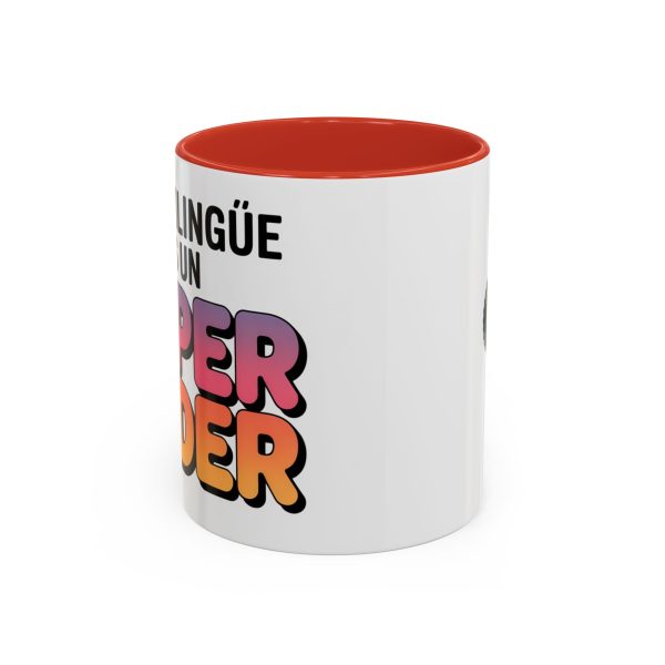 Coffee Mug - Colorful Bilingual 'Ser Bilingüe Es Un Super Poder' Retro Font Teacher Gift - Image 13