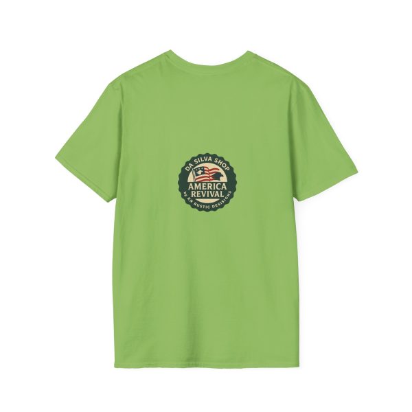 American Revival Unisex Softstyle T-Shirt - 'My Wify Is American' Design - Ideal for Father's Day and Independence Day - Image 38