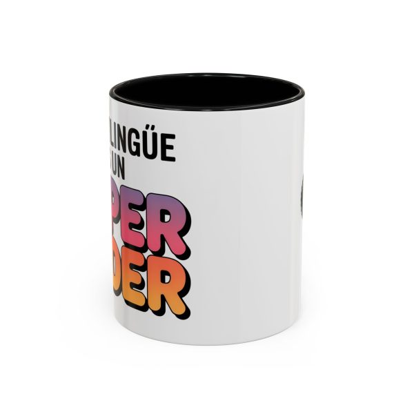 Coffee Mug - Colorful Bilingual 'Ser Bilingüe Es Un Super Poder' Retro Font Teacher Gift