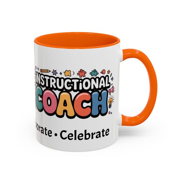 Mug - Instructional Coach Communicate Collaborate Celebrate Pop-Art Design 11oz/15oz - Image 48