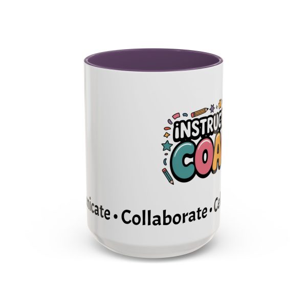 Mug - Instructional Coach Communicate Collaborate Celebrate Pop-Art Design 11oz/15oz - Image 63
