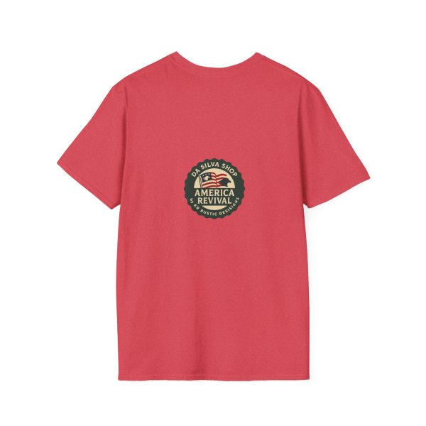American Revival Unisex Softstyle T-Shirt - 'My Wify Is American' Design - Ideal for Father's Day and Independence Day - Image 54