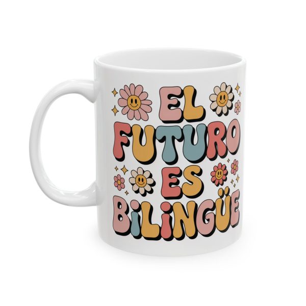 Teacher Mug - Colorful Floral Teacher Appreciation Ceramic Mug (11oz, 15oz) - Image 3