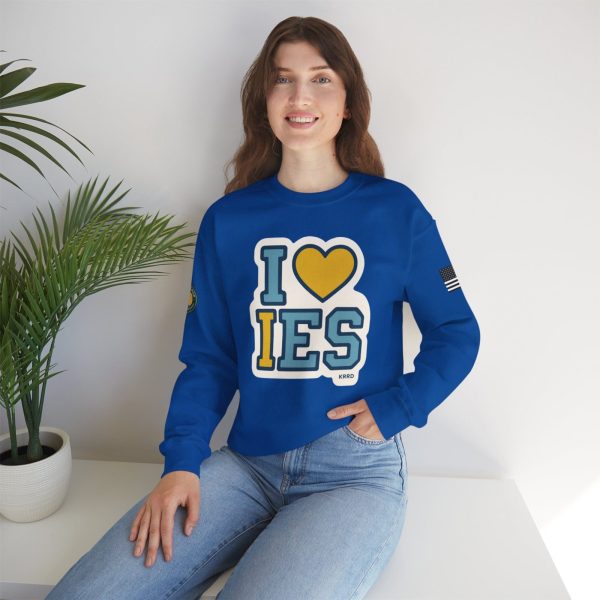 I Love IES  Crewneck Sweatshirt - Image 5